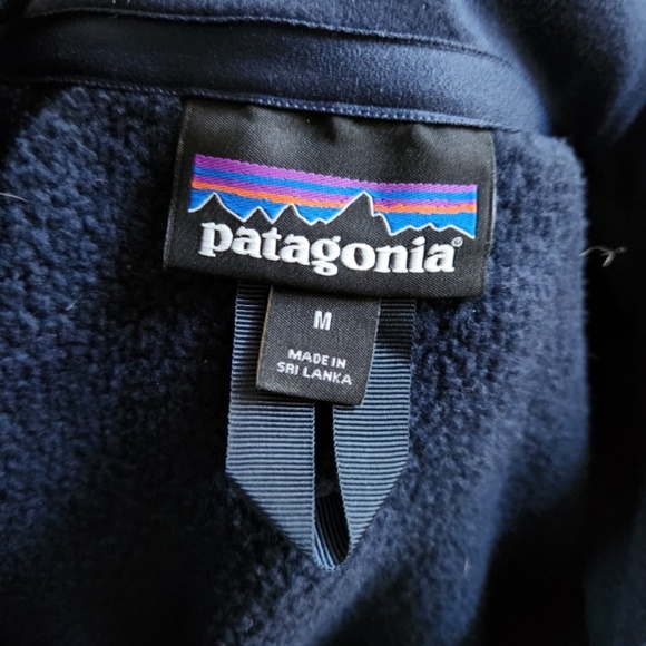 Patagonia Women's Quarter-Zip Better Sweater Fleece – Size M, Navy - Picture 5 of 6